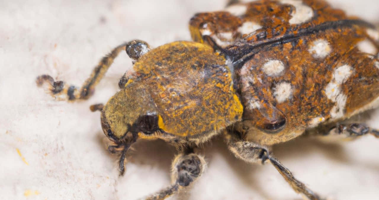 Varied Carpet Beetle Closeup Wallpaper