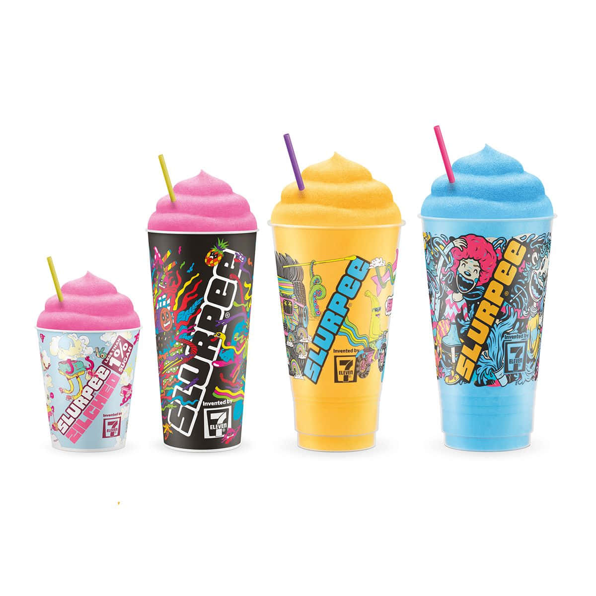 Varietyof Slurpee Cups Wallpaper