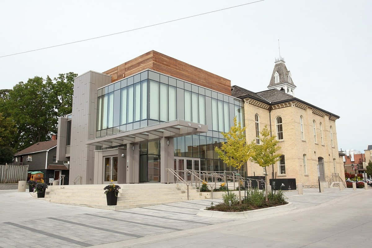 Vaughan Civic Centre Modern Meets Historic Wallpaper