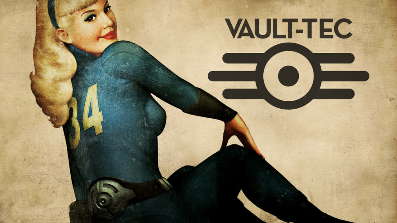 Vault Tec Pinup Girl Wallpaper