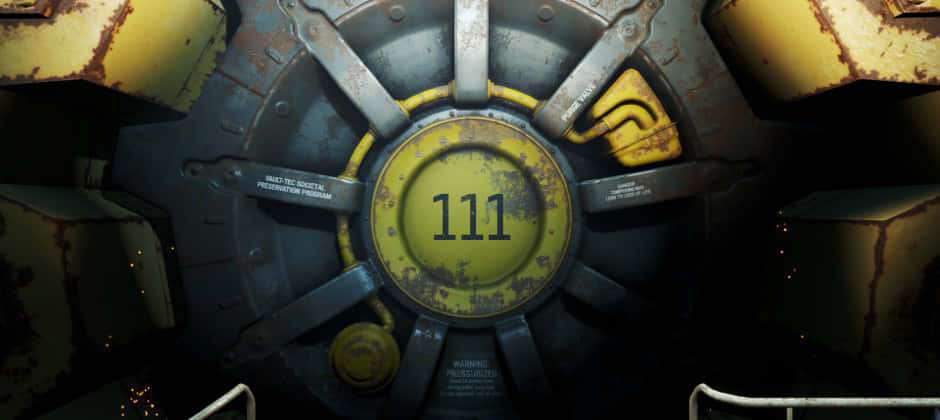 Vault111 Door Sealed Wallpaper