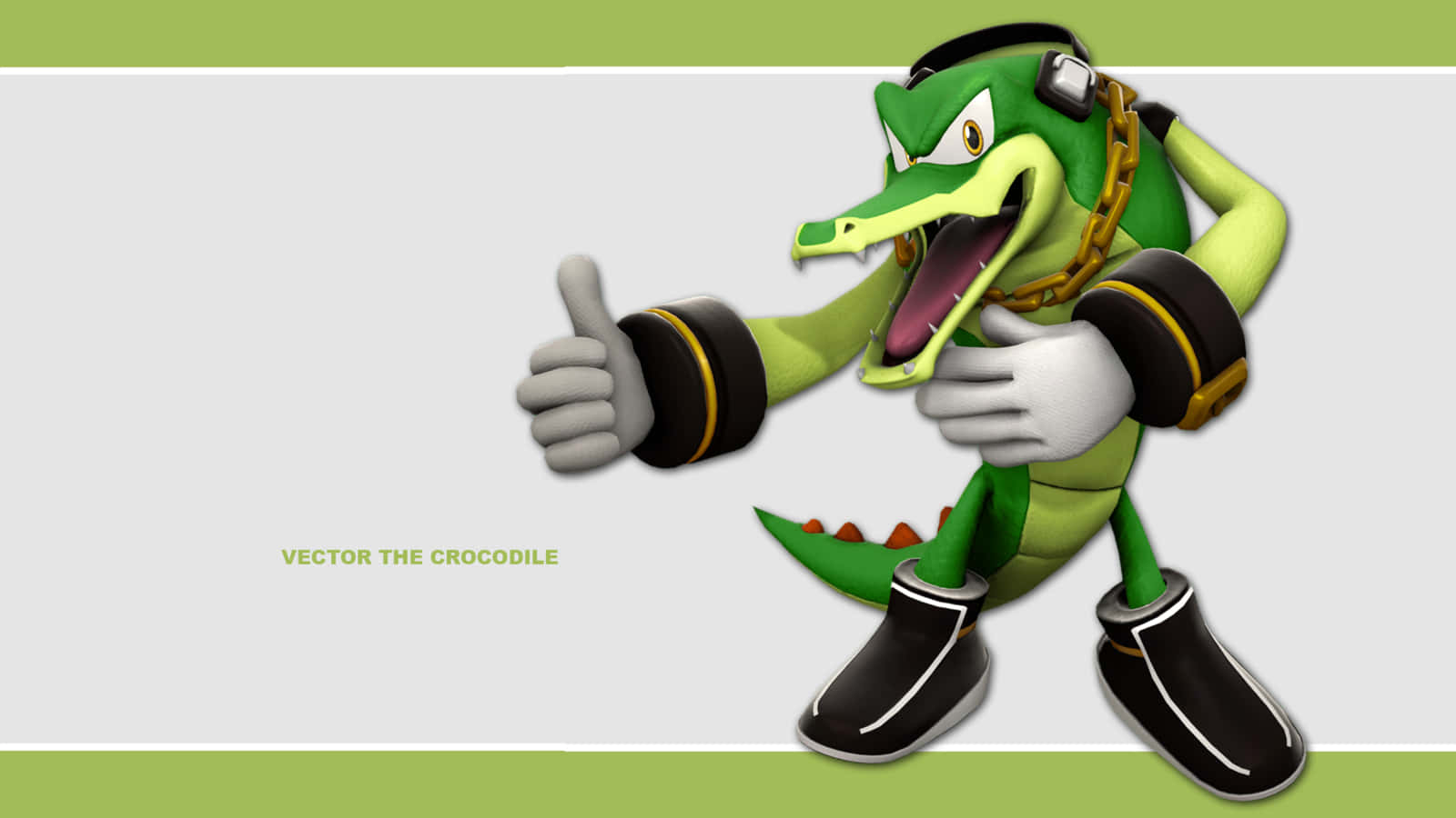 Vector The Crocodile In Action Wallpaper