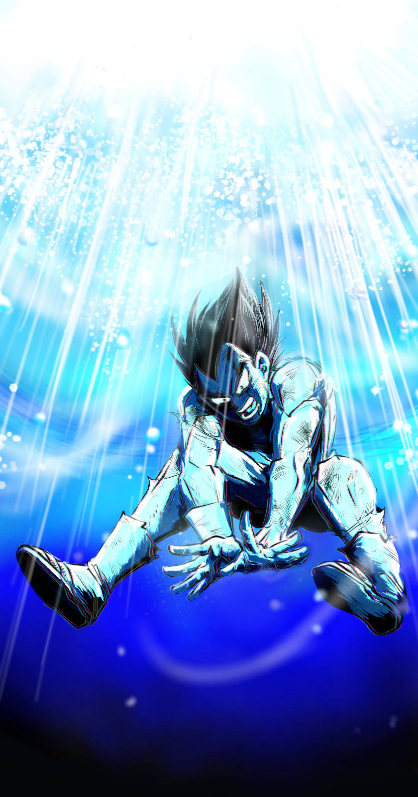 Vegeta Blue Spirit Bomb Wallpaper