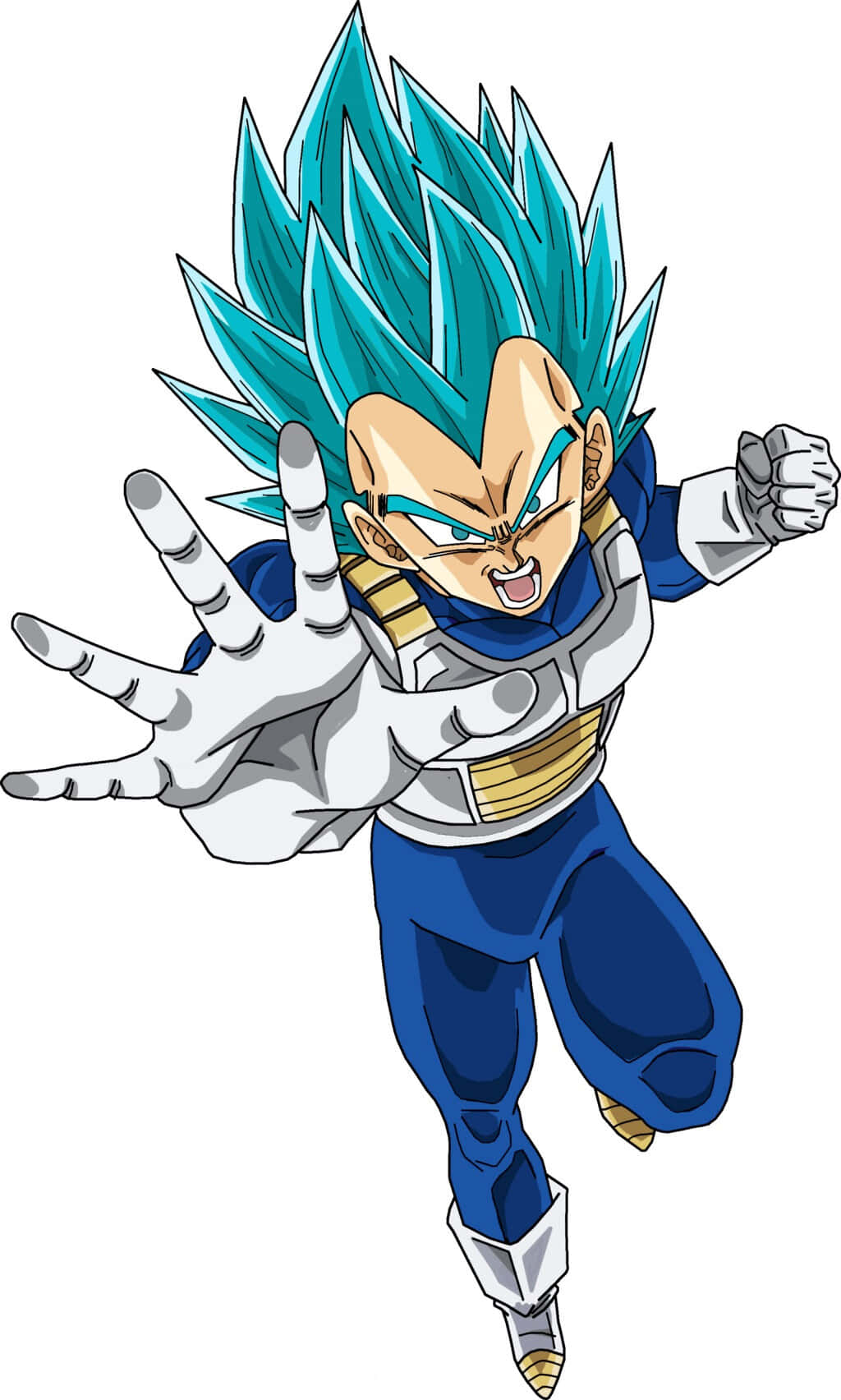 Vegeta In Super Saiyan Blue Form Wallpaper