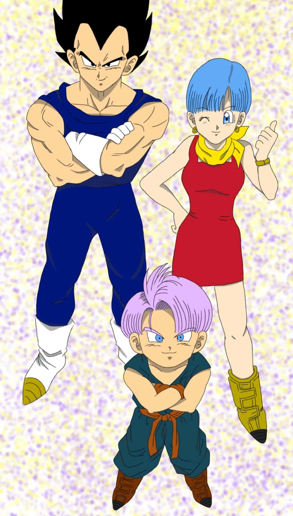 Vegeta's Family Unites Wallpaper