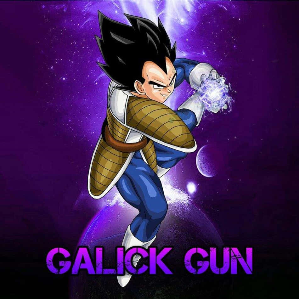 Vegeta's Power Of Galick Gun Wallpaper