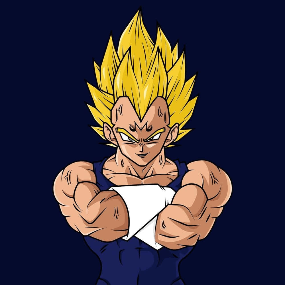 Vegeta Super Saiyan 2 - Power Unleashed Wallpaper