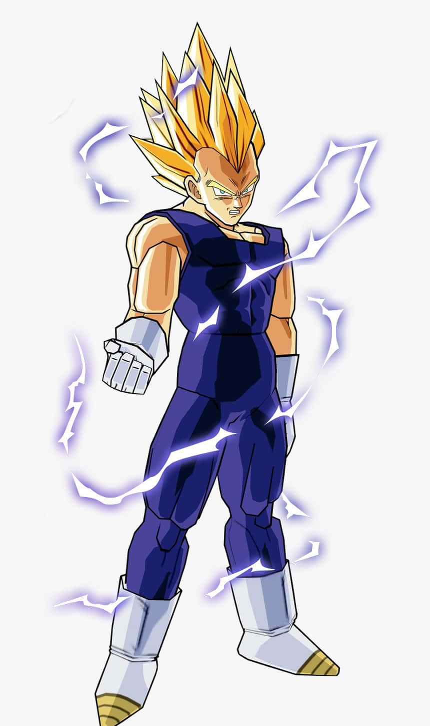 Vegeta Super Saiyan 2 - Unleashing The Ultimate Power Wallpaper