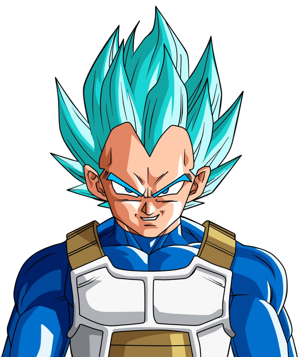 Vegeta Super Saiyan Blue - The Ultimate Power In Action Wallpaper