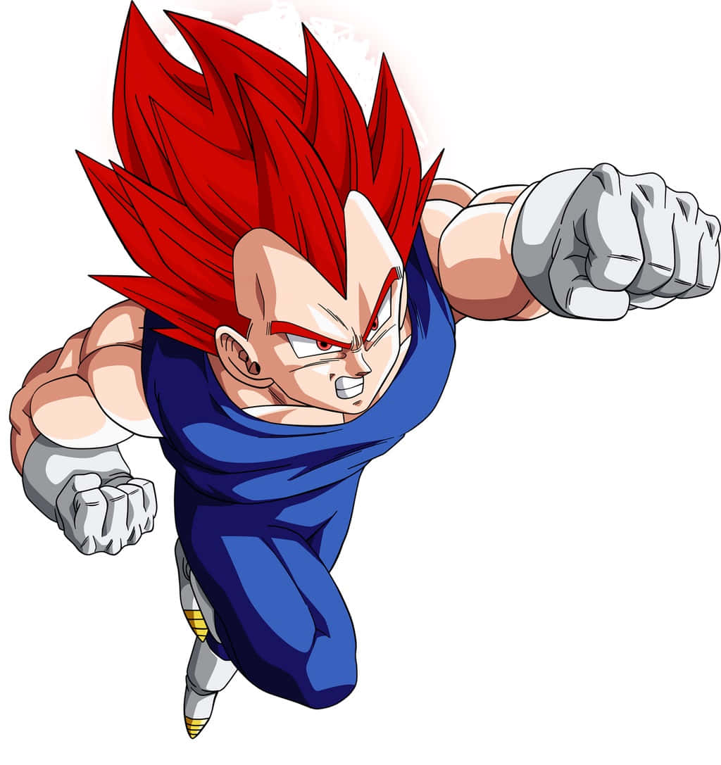 Vegeta Super Saiyan God Unleashing Power Wallpaper