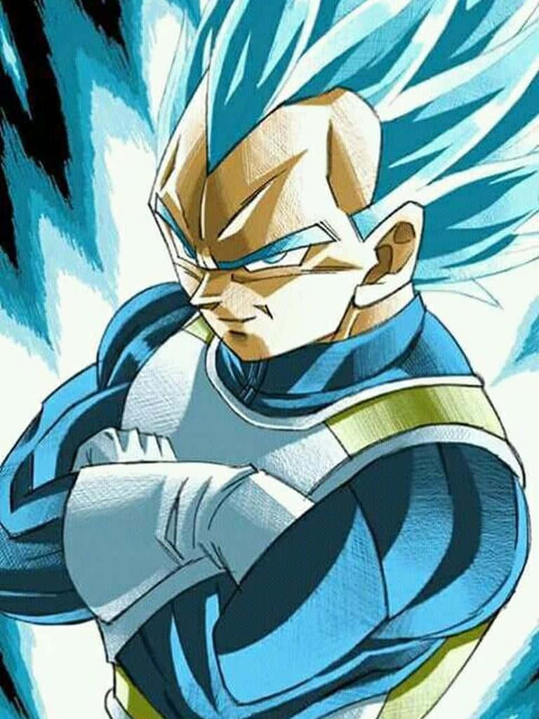 Vegeta Super Saiyan Unleashes His Power Wallpaper