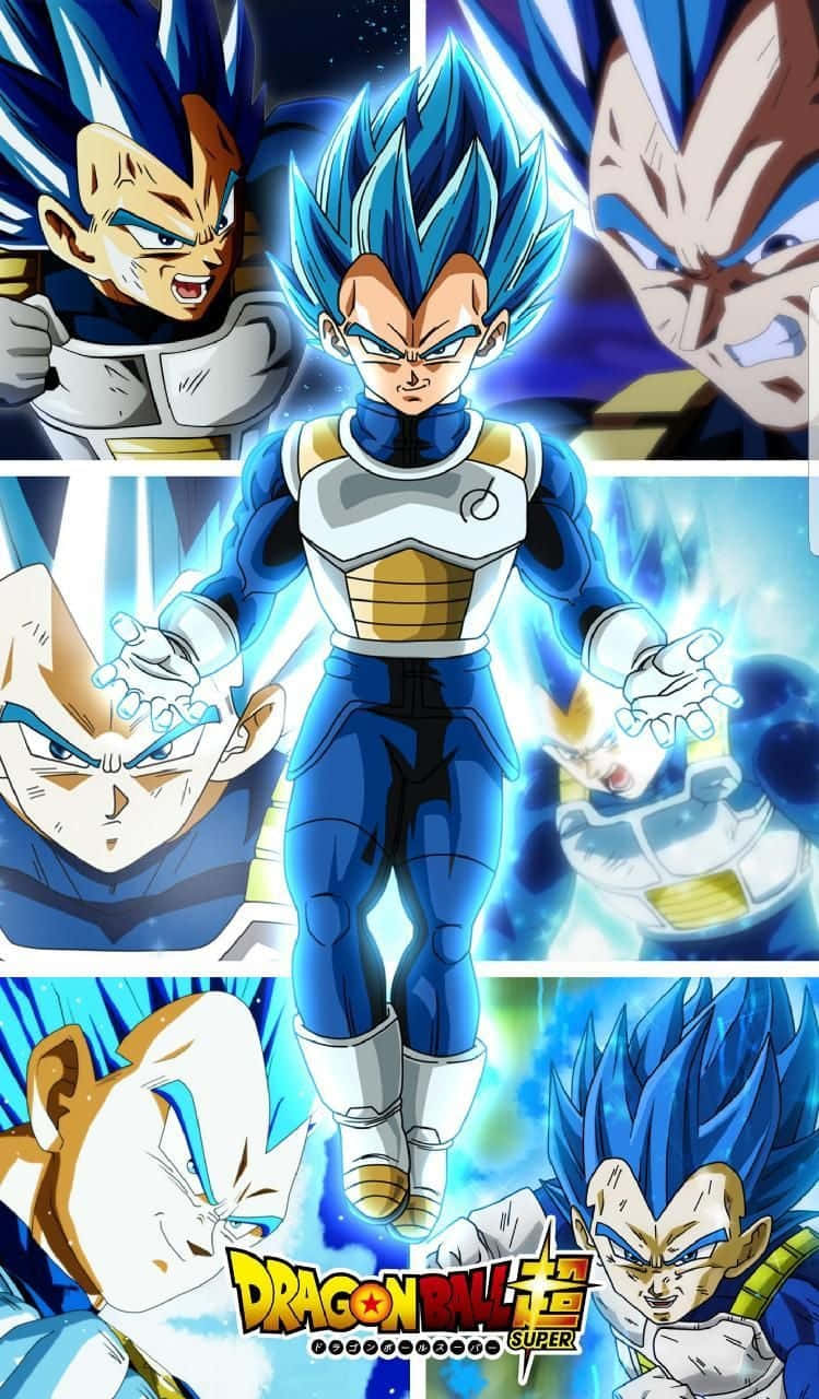 Vegeta Super Saiyan Unleashing His Power Wallpaper