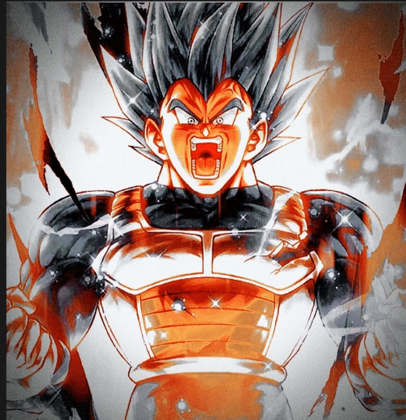 Vegeta Ultra Instinct Artwork Wallpaper