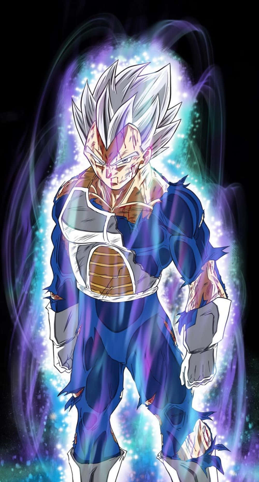 Vegeta Ultra Instinct Aura Wallpaper