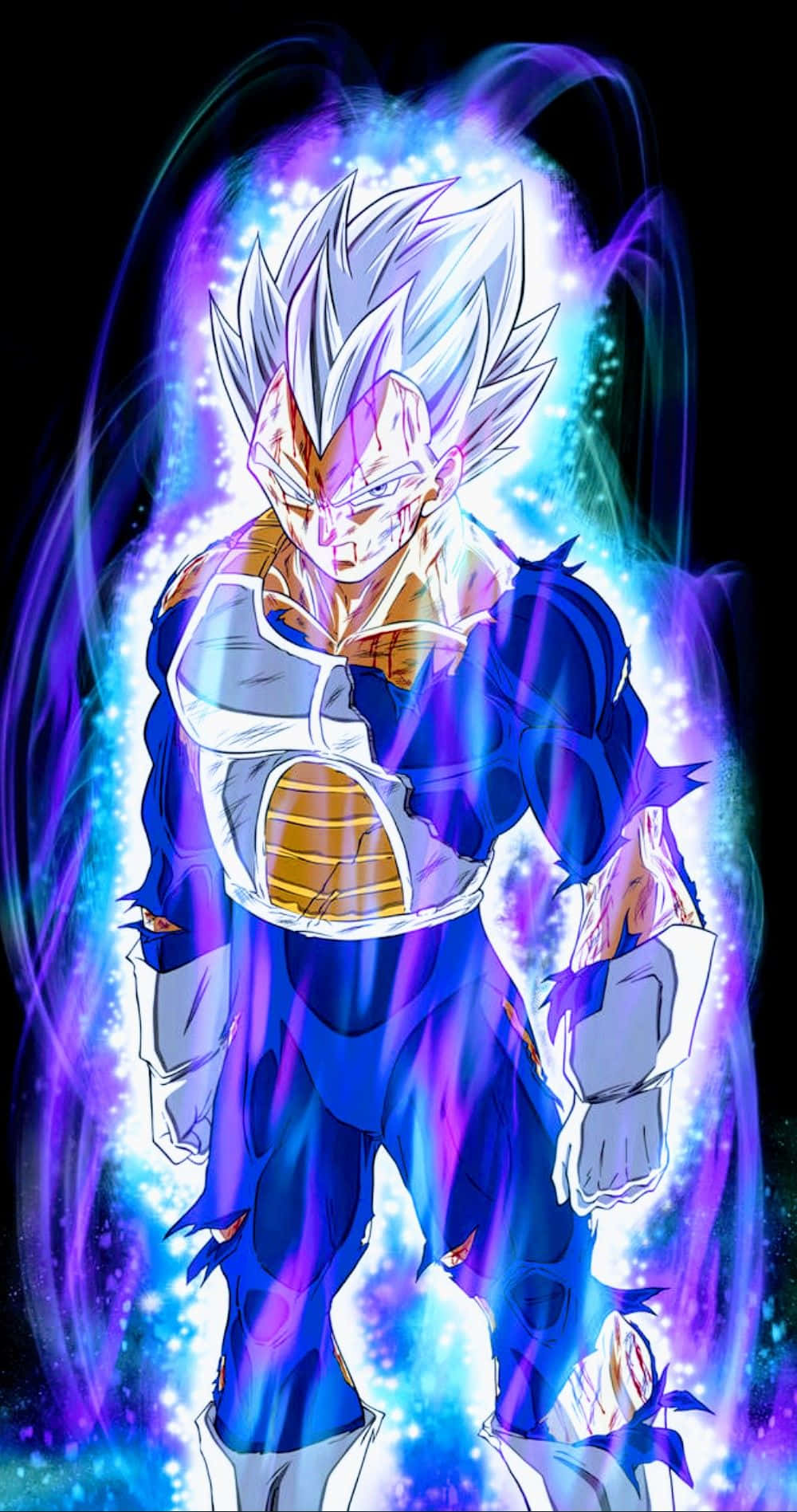 Vegeta Ultra Instinct Aura Wallpaper