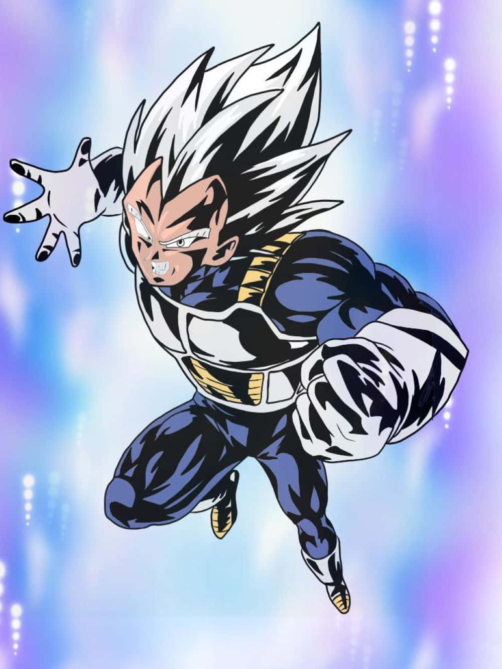 Vegeta Ultra Instinct Transformation Wallpaper