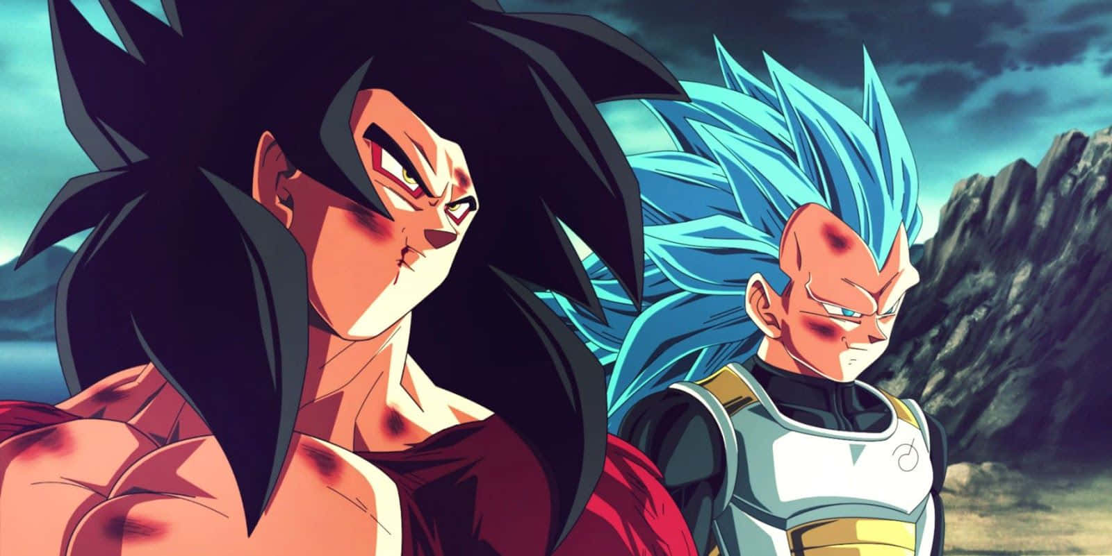 Vegeta Unleashes His Iconic Super Saiyan Transformation Wallpaper