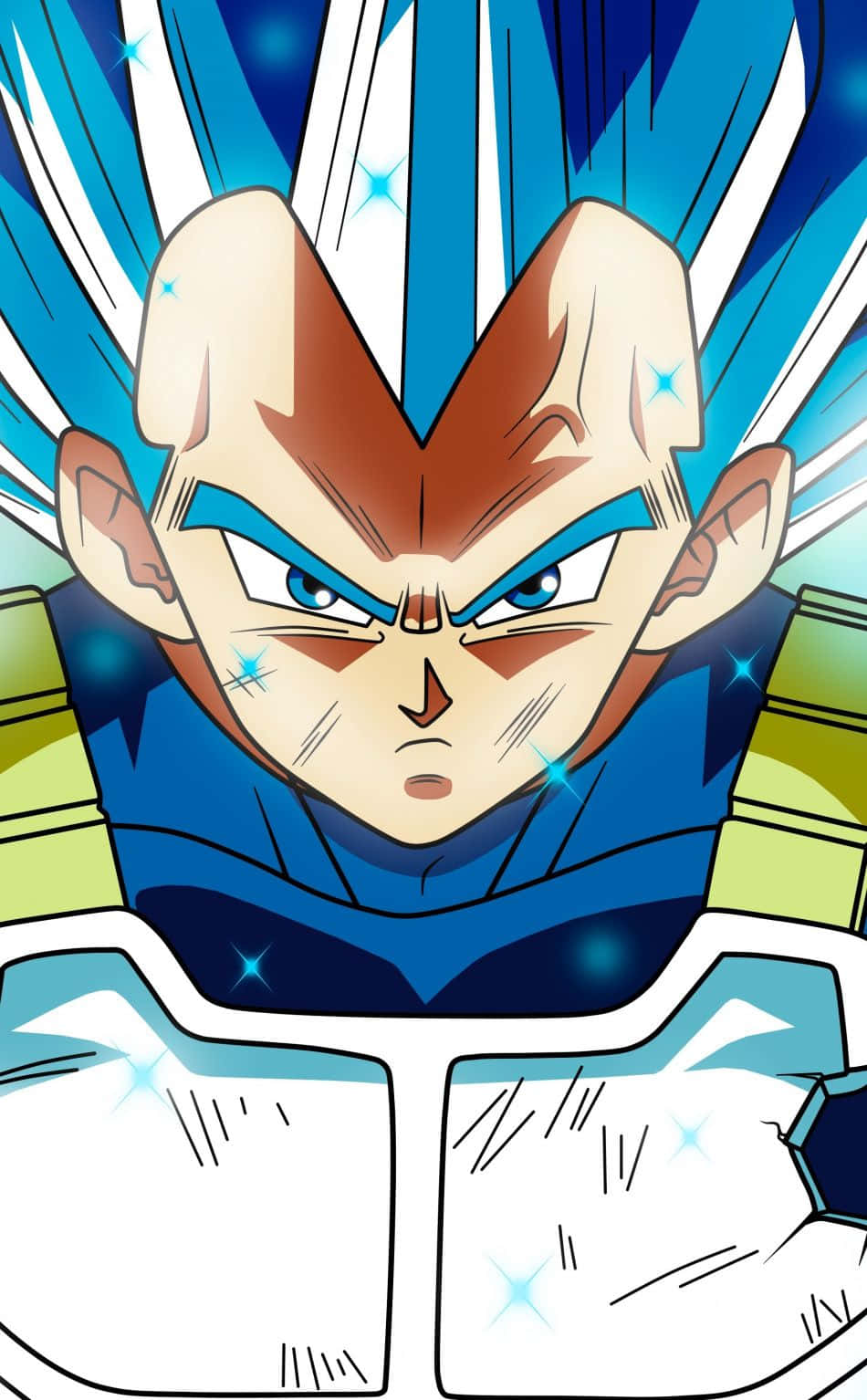 Vegeta Unleashes His Super Saiyan Power Wallpaper