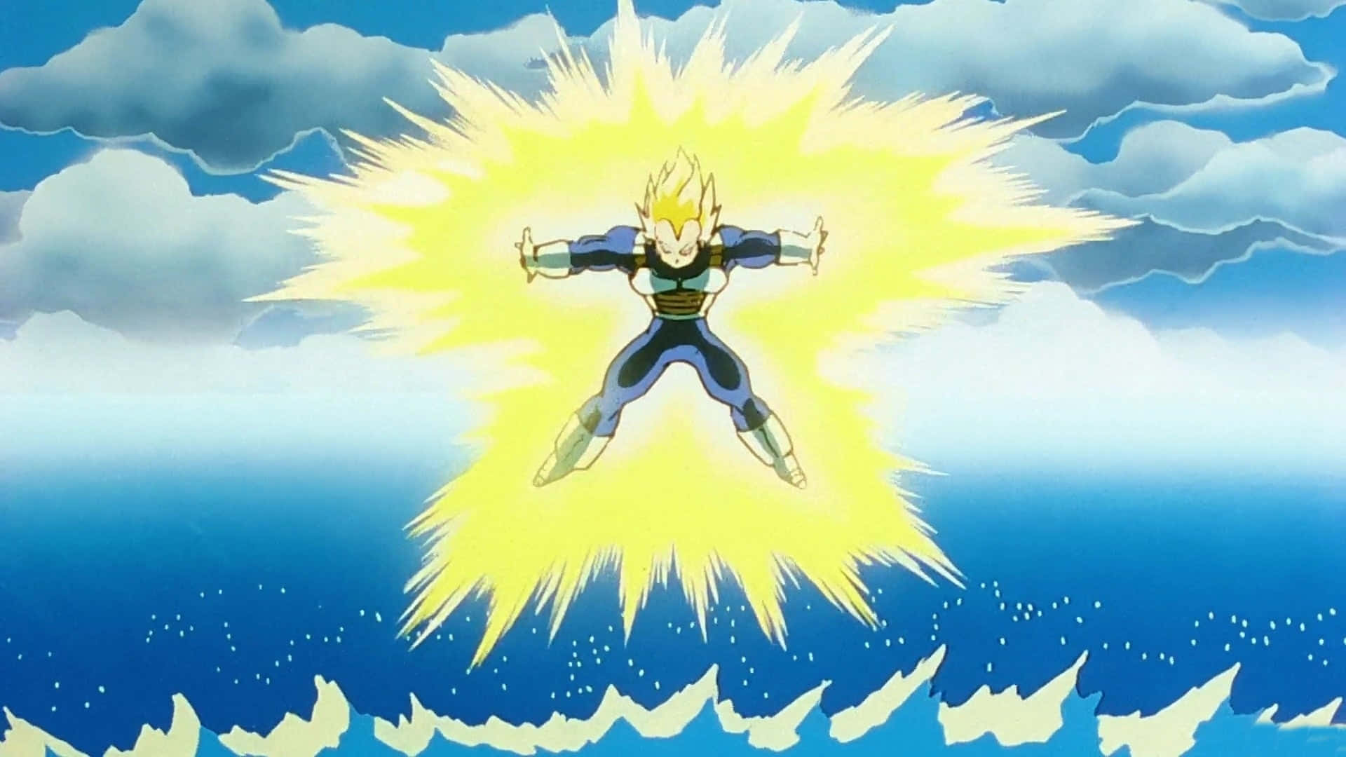 Vegeta Unleashes His Ultimate Attack - The Final Flash