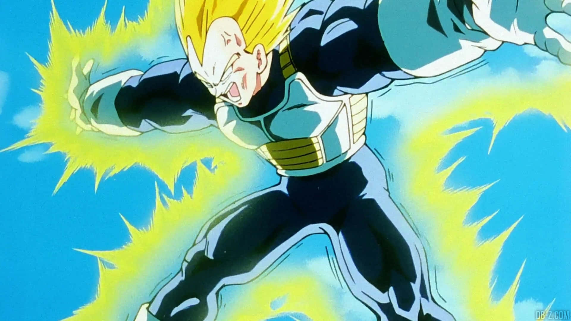 Vegeta Unleashes The Power Of Final Flash Wallpaper