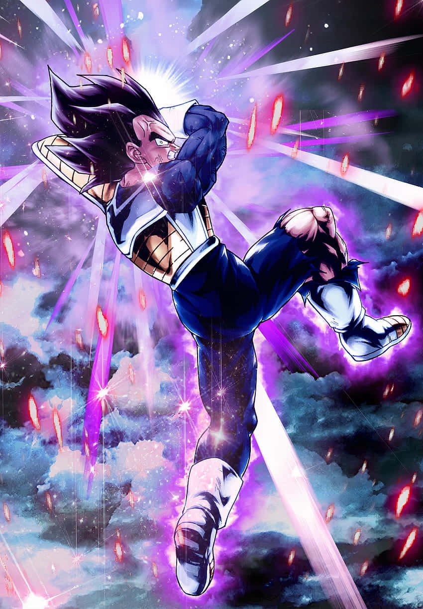 Vegeta Unleashing Galick Gun Attack Wallpaper