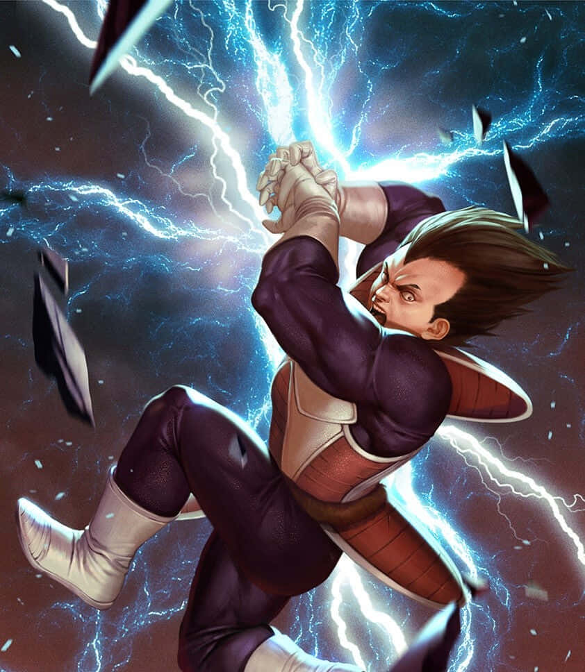 Vegeta Unleashing Galick Gun Power Wallpaper