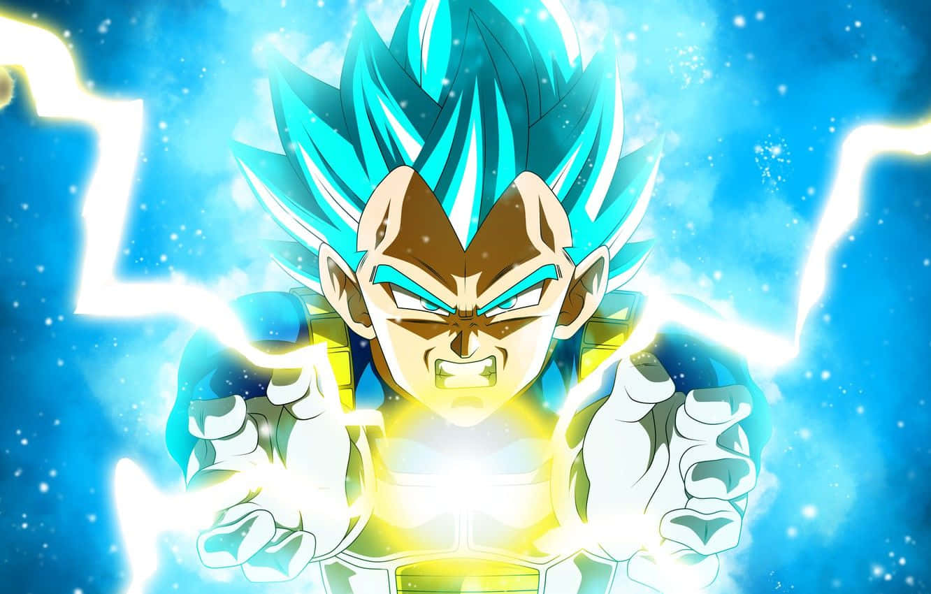 Vegeta Unleashing His Final Flash Wallpaper