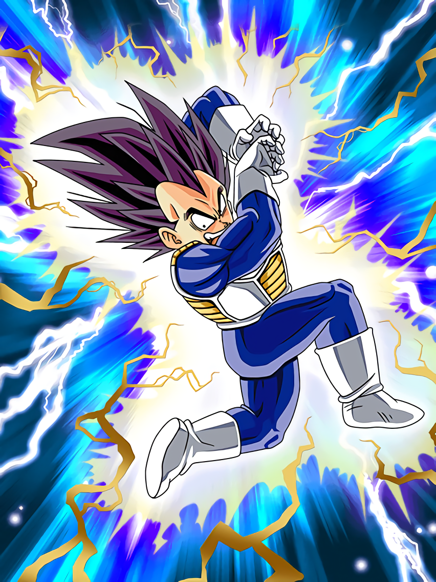 Vegeta Unleashing His Galick Gun Power Wallpaper