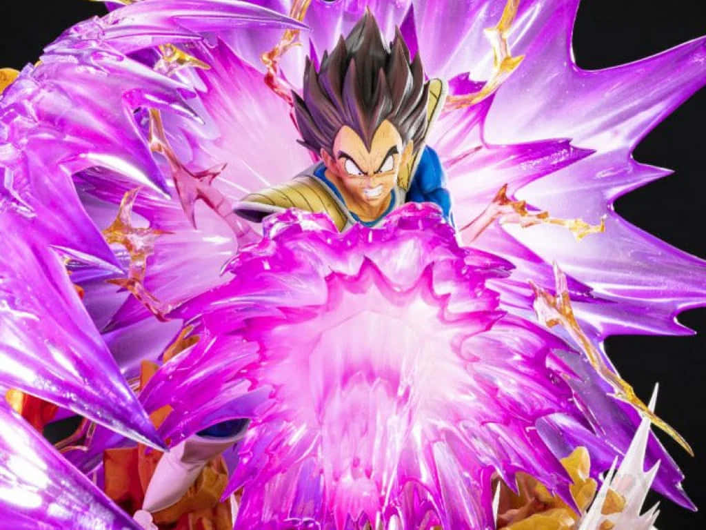 Vegeta Unleashing His Galick Gun Power Wallpaper