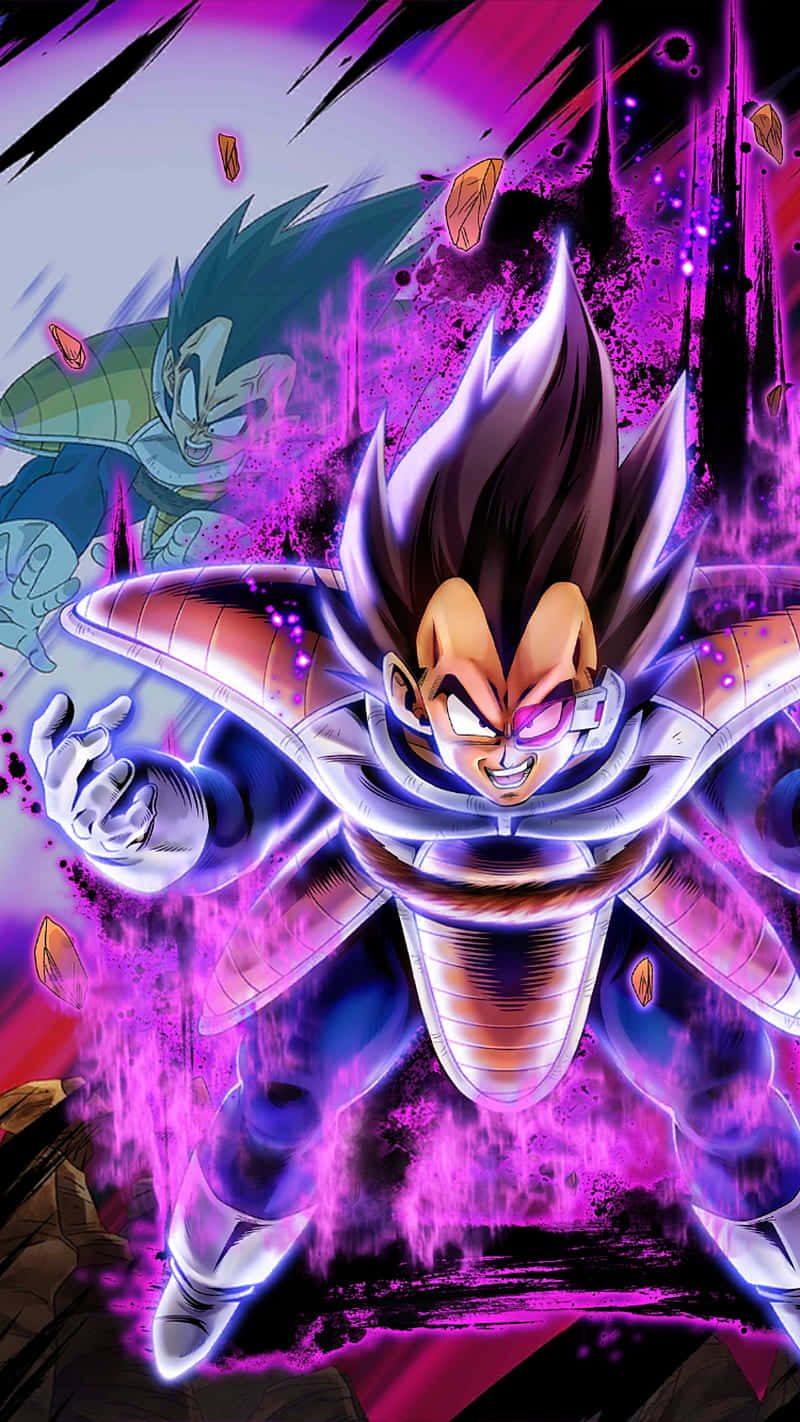 Vegeta Unleashing The Powerful Galick Gun Attack Wallpaper