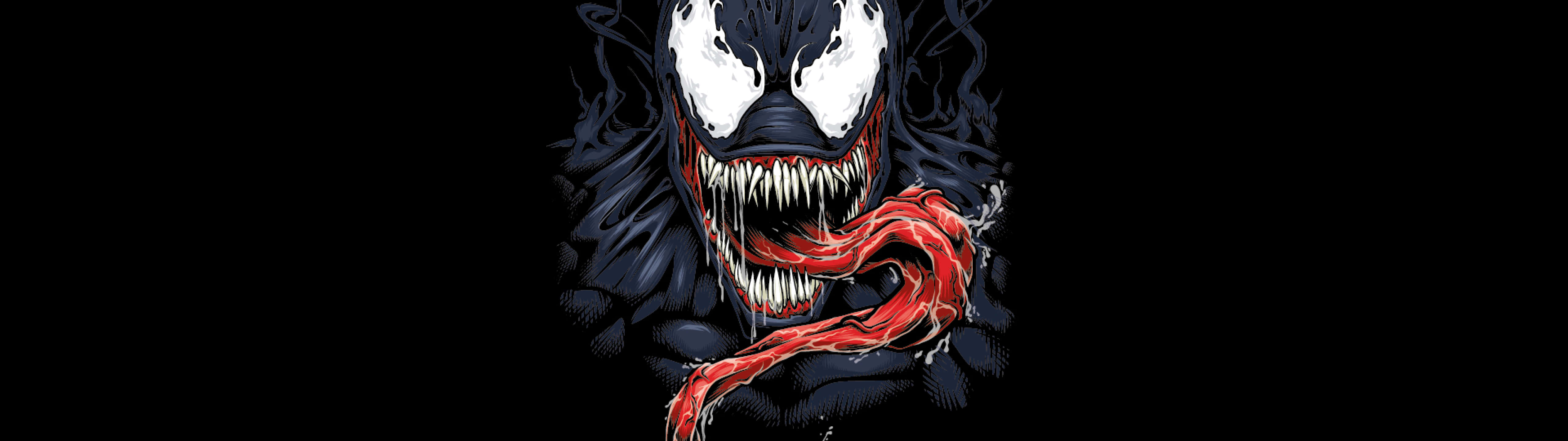 Venomous Grin Super Ultra Wide Wallpaper