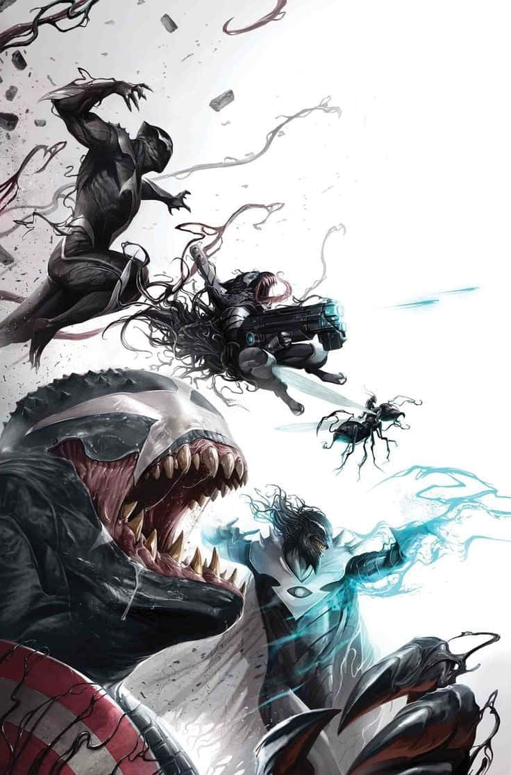 Venomverse - Battle Of The Symbiotes Wallpaper