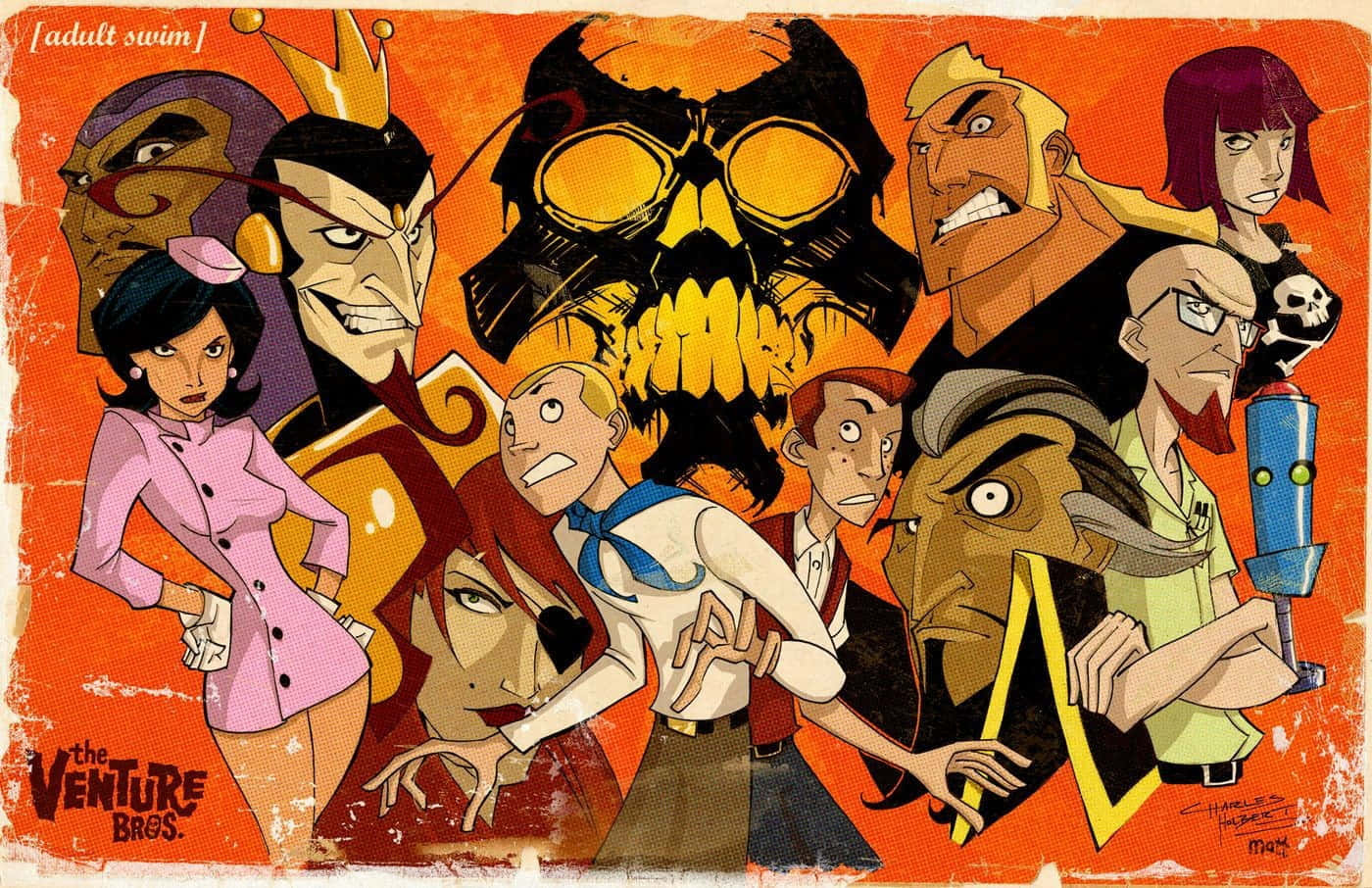 Venture Bros Character Collage Wallpaper