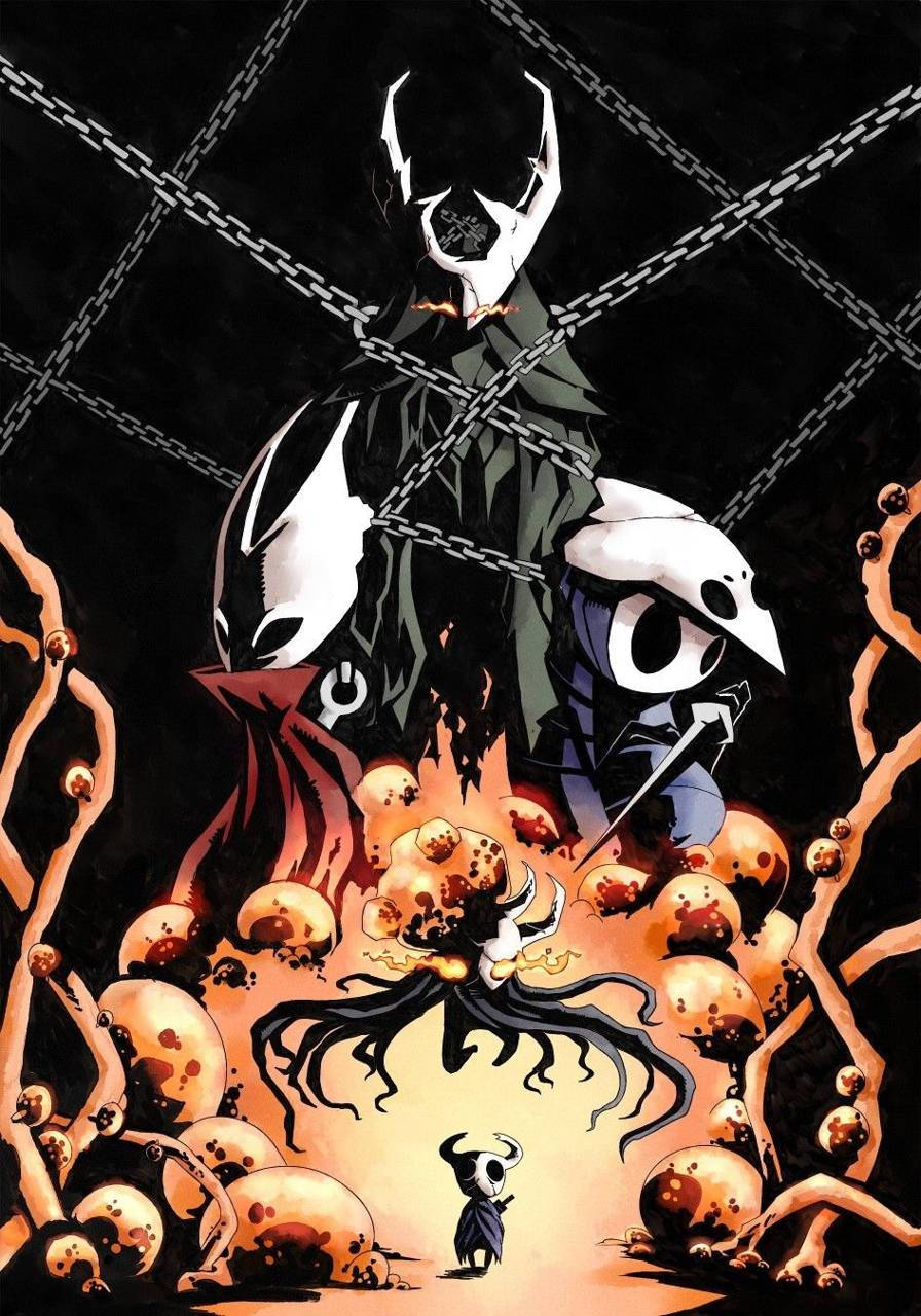 Venture Into The Depths Of Hallownest Wallpaper