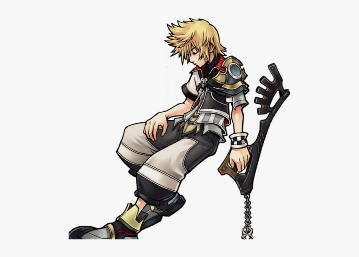 Ventus, A Brave Hero In The Realm Of Light, Prepares For Battle Wallpaper