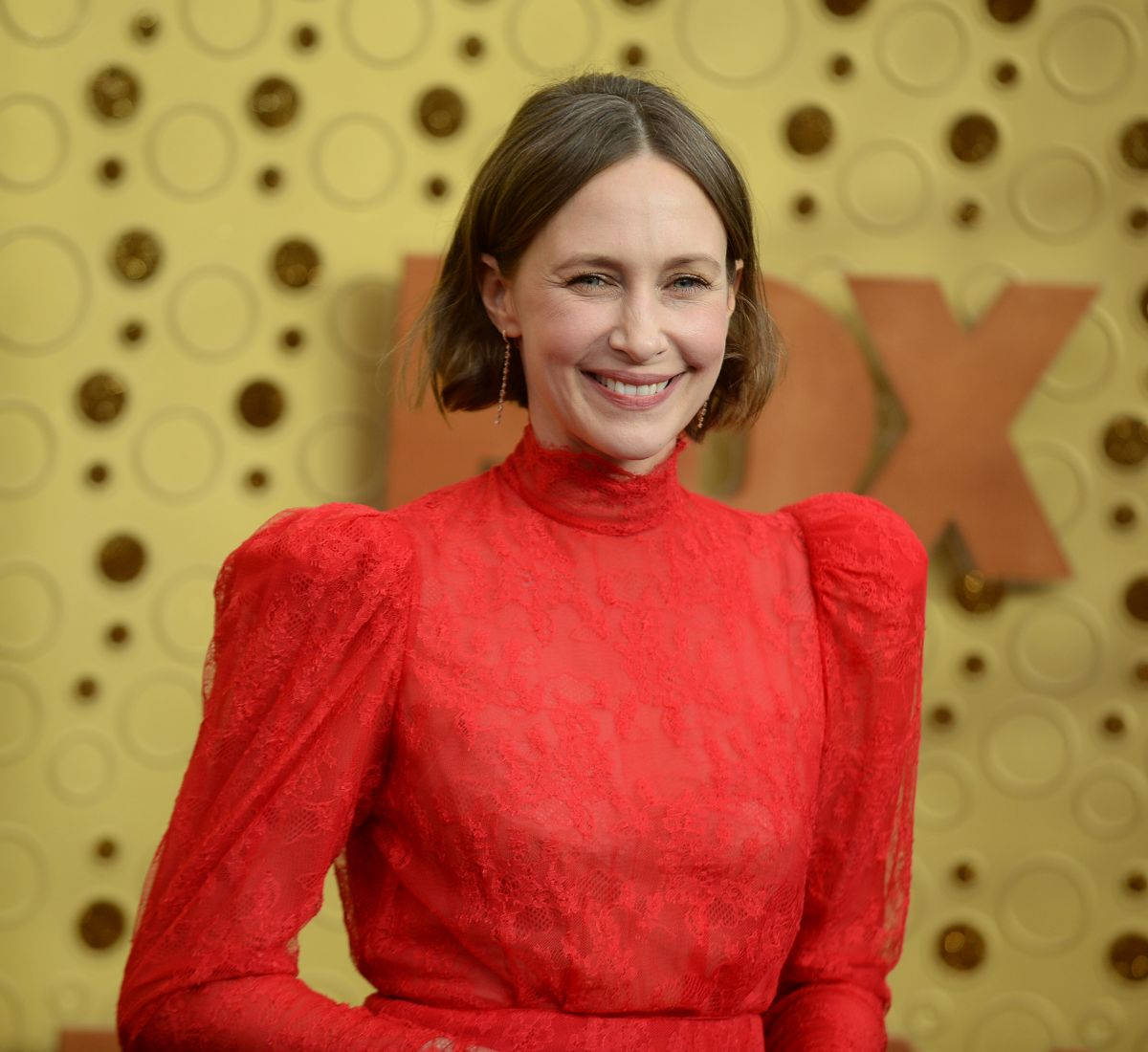 Vera Farmiga Radiant On Red Carpet Wallpaper