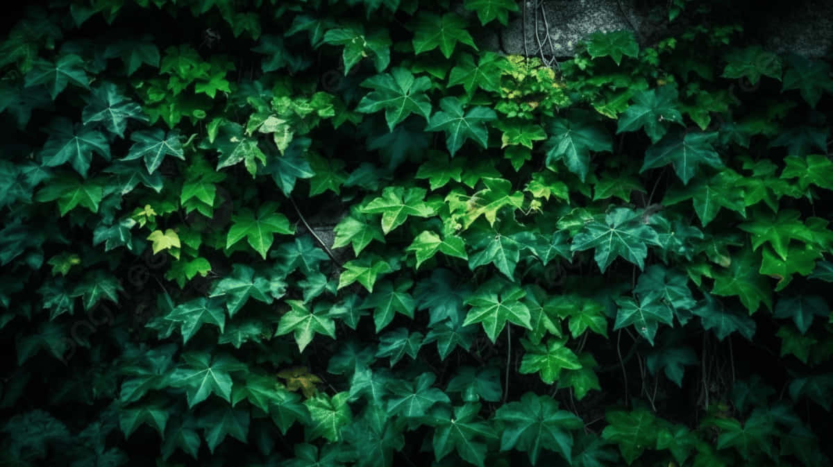 Verdant Ivy Wall Covering Wallpaper