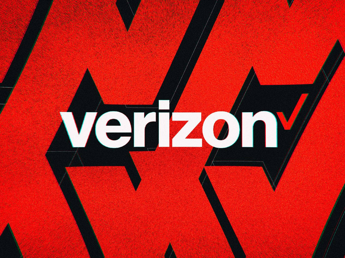 Verizon Stylish Red Wallpaper