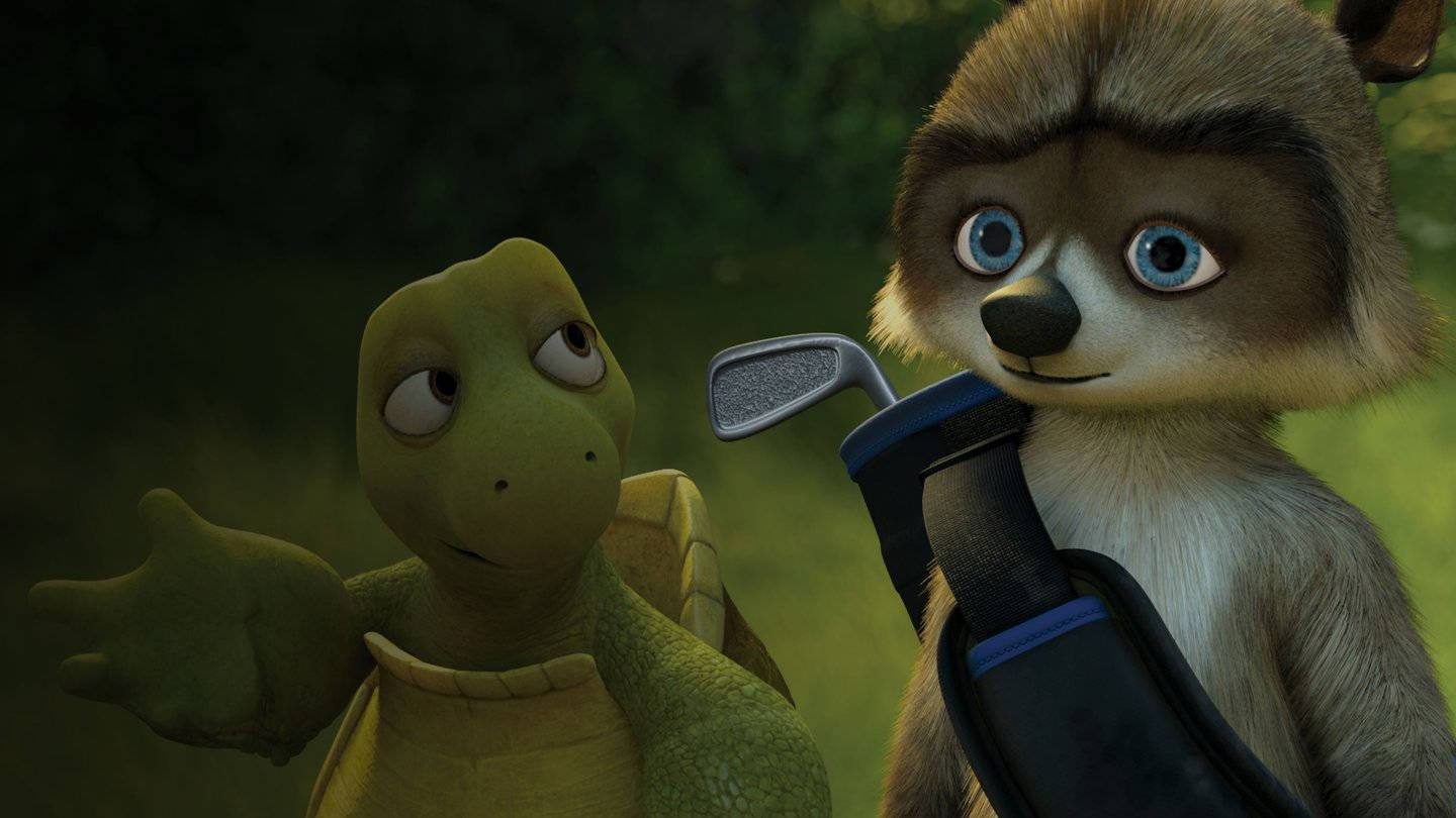 Verne And Rj Over The Hedge Wallpaper