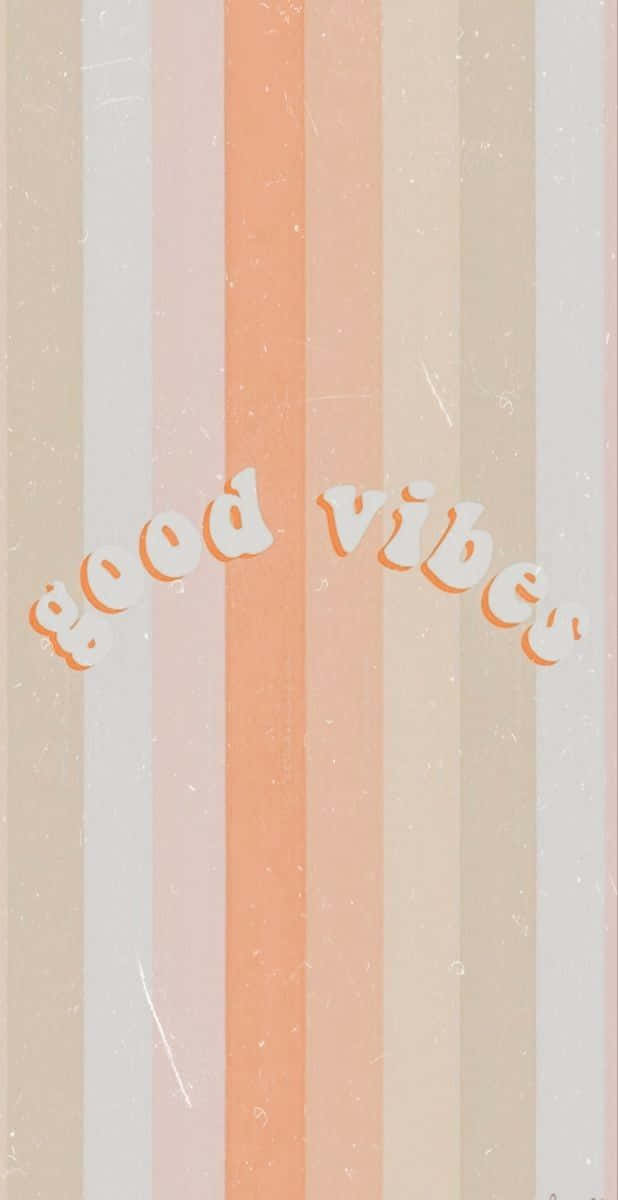 Vertical Pastel Good Vibes Iphone Wallpaper