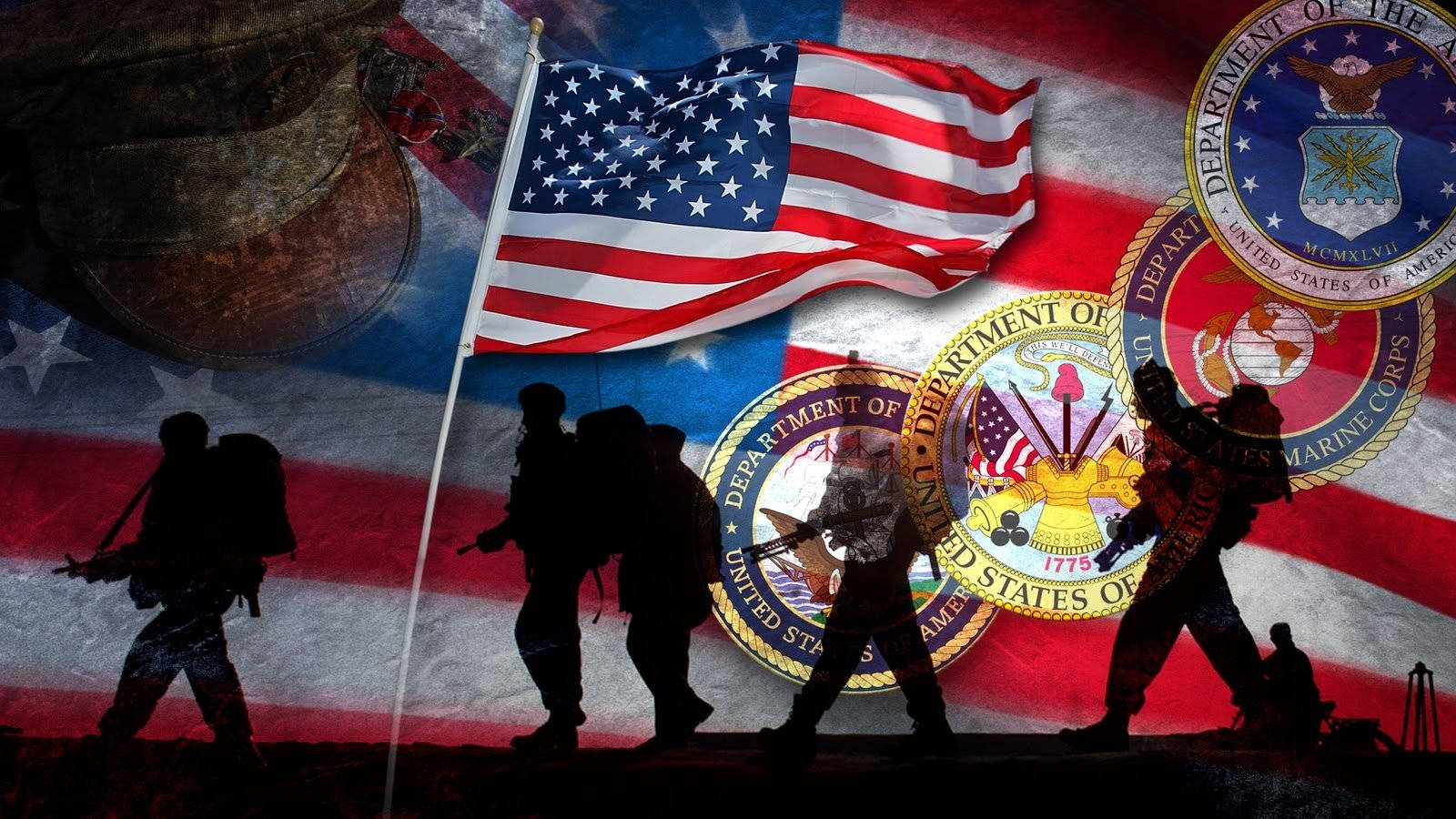 Veterans Day Seal Wallpaper