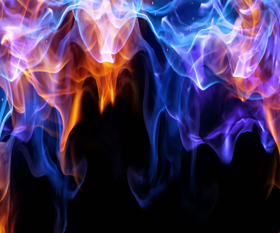 Vibrant Abstract Smoke Art Wallpaper