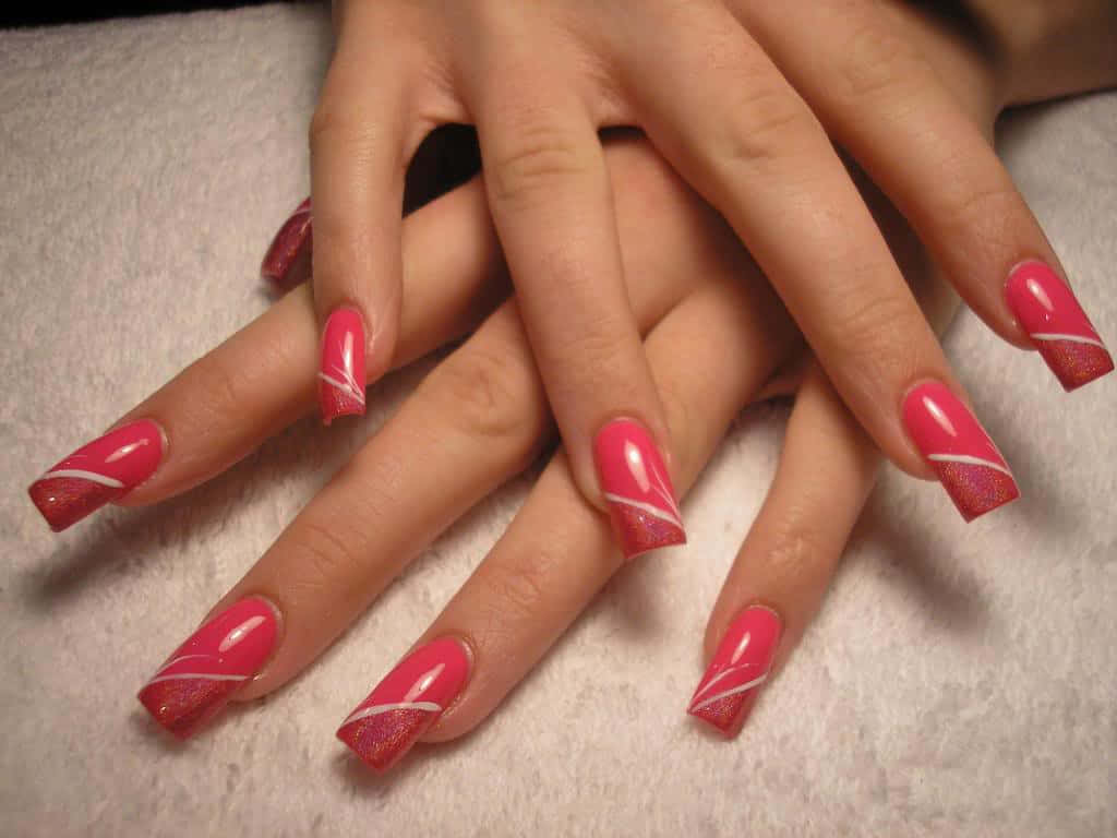 Vibrant And Trendy Cute Nails Design Wallpaper