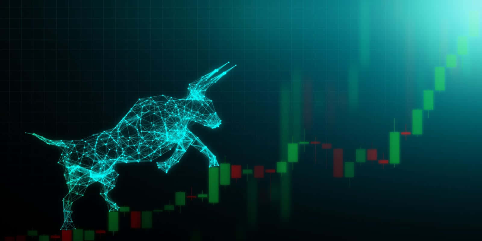 Vibrant Bull Market Wallpaper