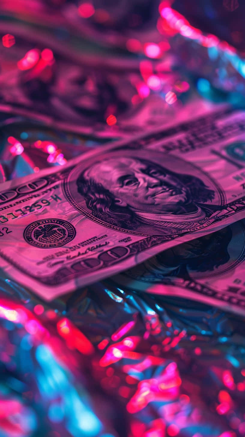 Vibrant Cash Aesthetic.jpg Wallpaper