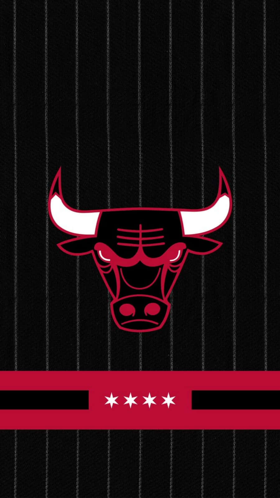 Vibrant Chicago Bulls Phone Wallpaper Wallpaper