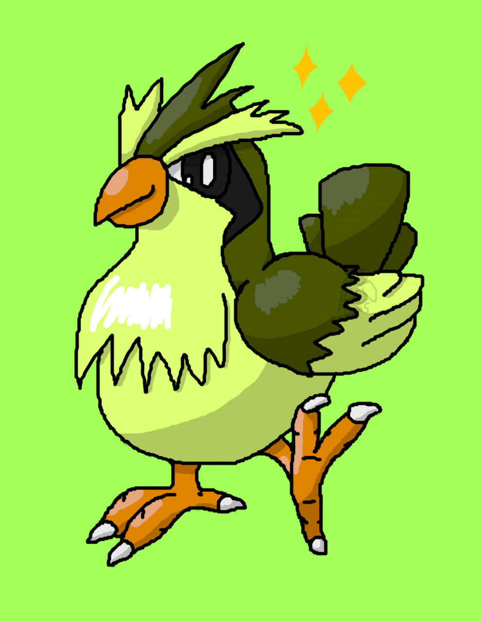 Vibrant Depiction Of Pidgeotto In Its Natural Habitat Wallpaper