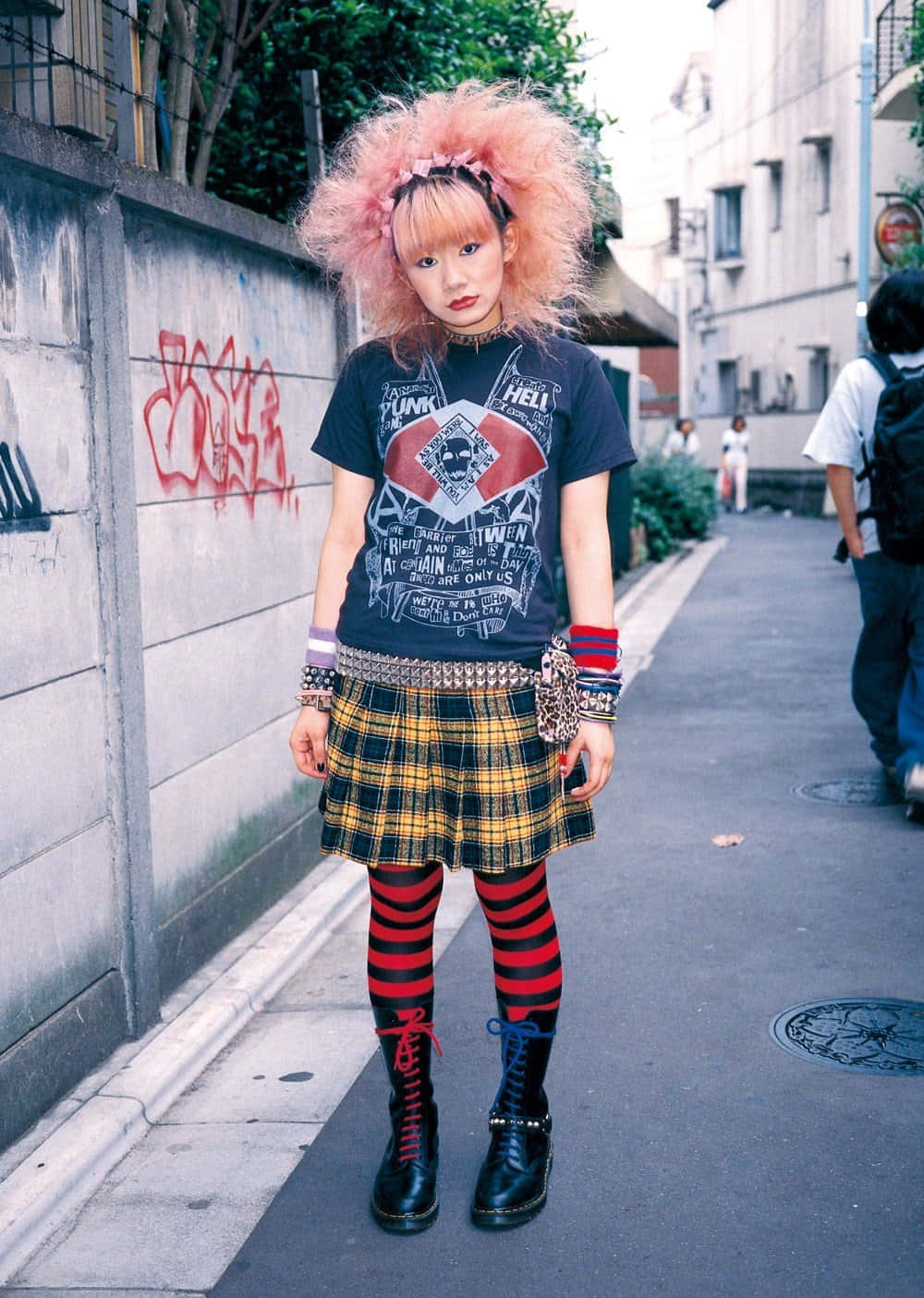 Vibrant Harajuku Street Fashion Wallpaper