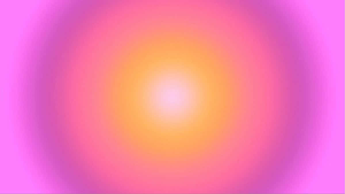 Vibrant Pinkand Orange Aura Background Wallpaper