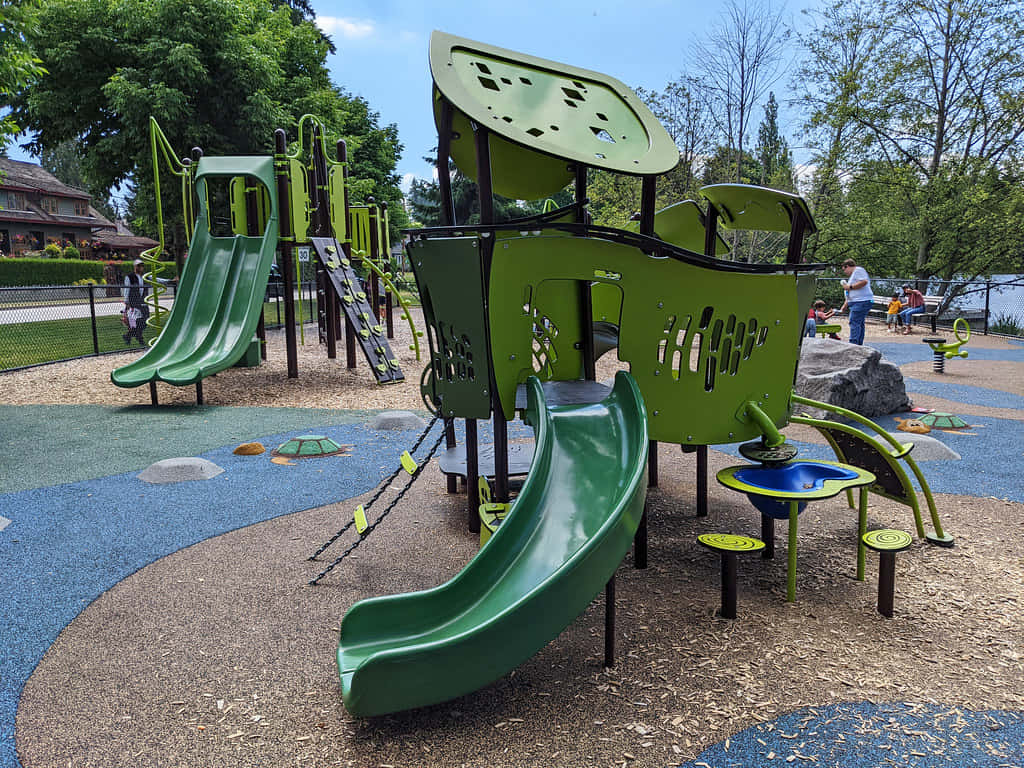 Vibrant Playground Coquitlam Park Wallpaper